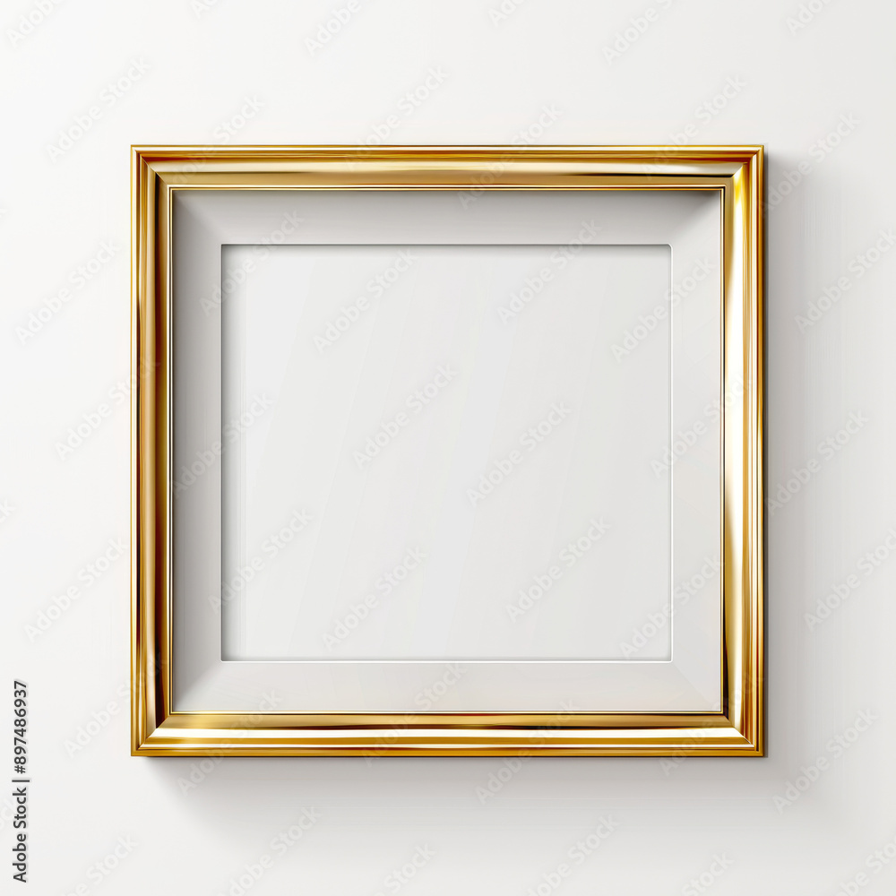 Square Elegant Gold Picture Frame