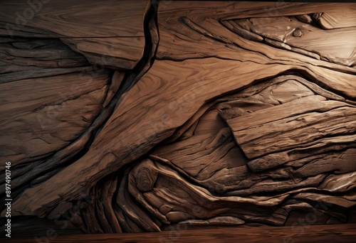 abstract design using subtle, gradient-like textures to evoke a sense of natural materials like wood and stone