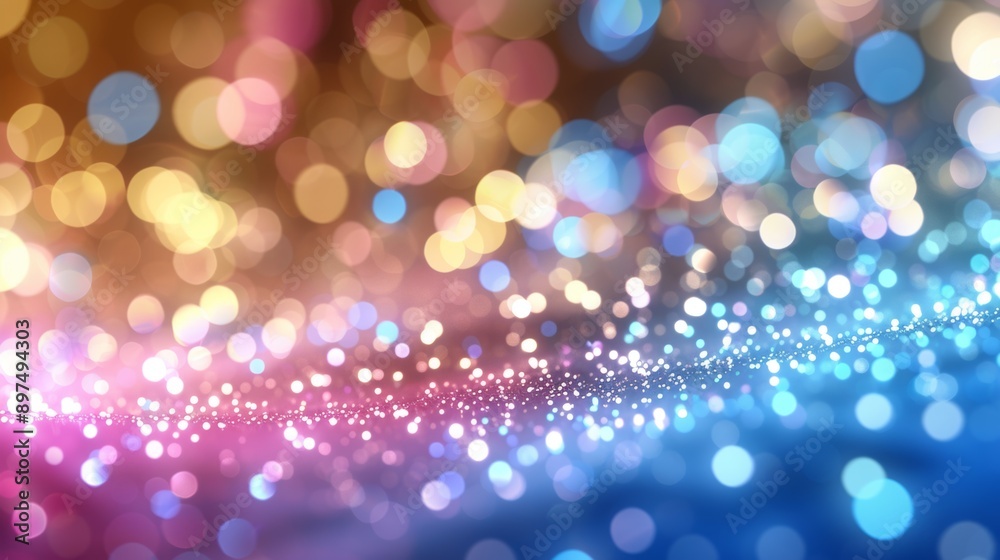 A colorful background with many small circles