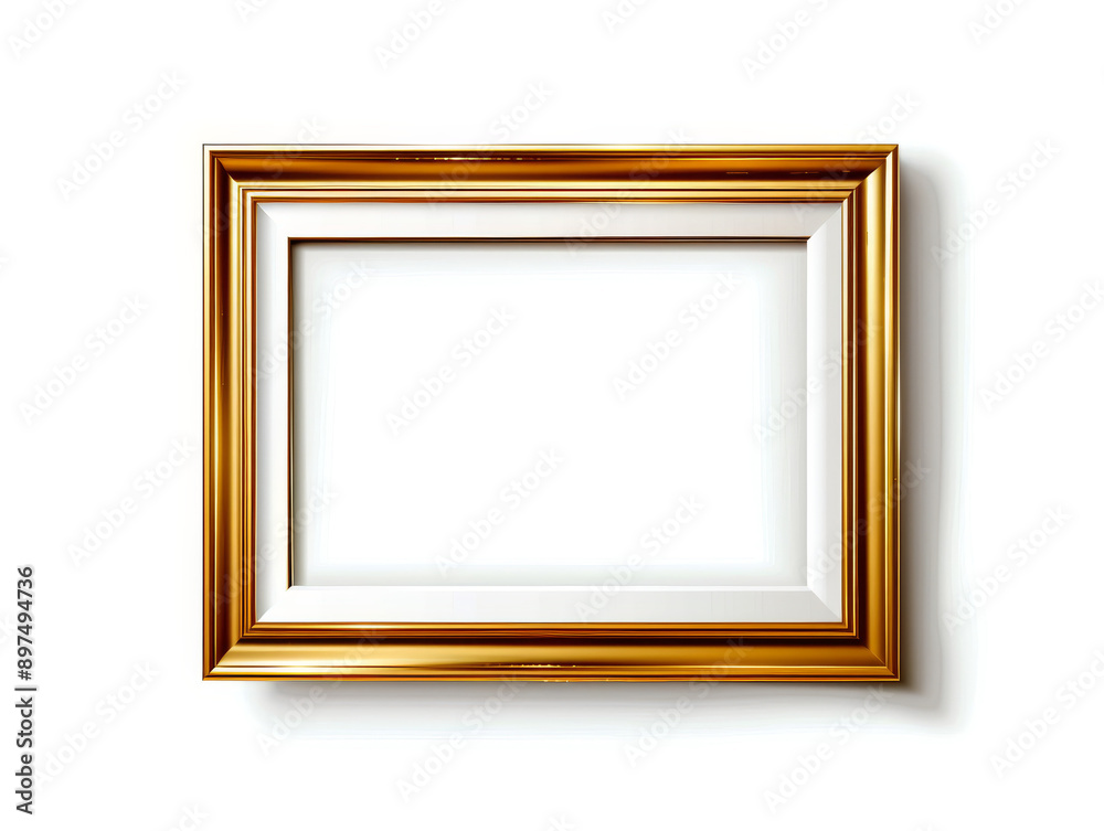 Horizontal Elegant Gold Picture Frame Horizontal Elegant Gold Picture Frame