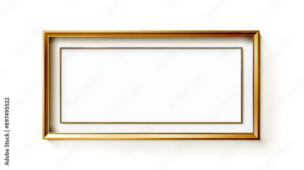 Horizontal Elegant Gold Picture Frame Horizontal Elegant Gold Picture Frame