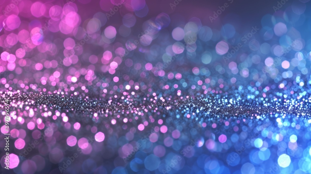 A colorful background with purple and blue glitter A colorful background with purple and blue glitter