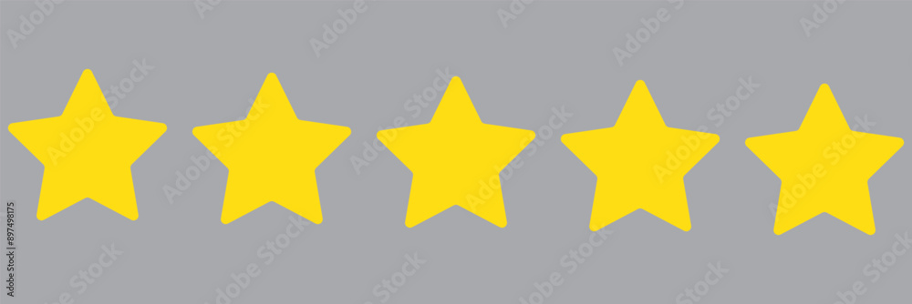 stars customer product rating review flat icon for apps and websites stars customer product rating review flat icon for apps and websites