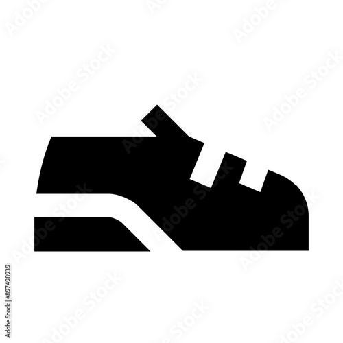 Running Sneakers Solid Icon