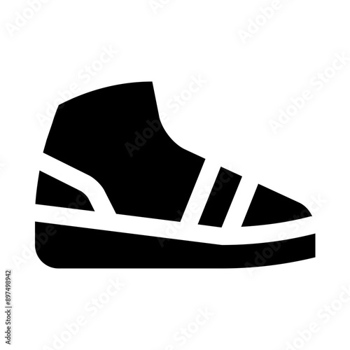 Boxing Shoes Solid Icon