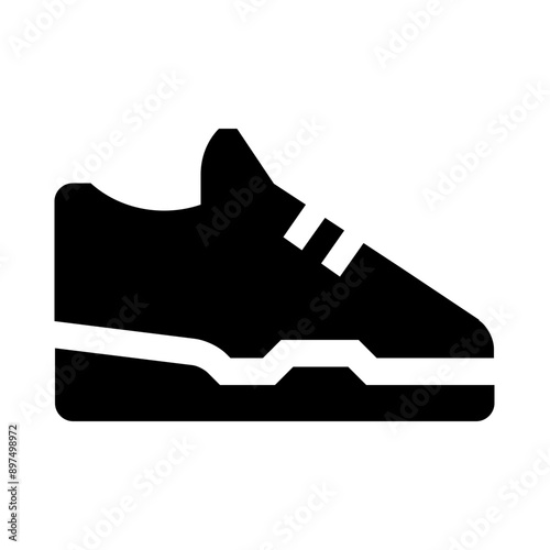 Running Sneakers Solid Icon