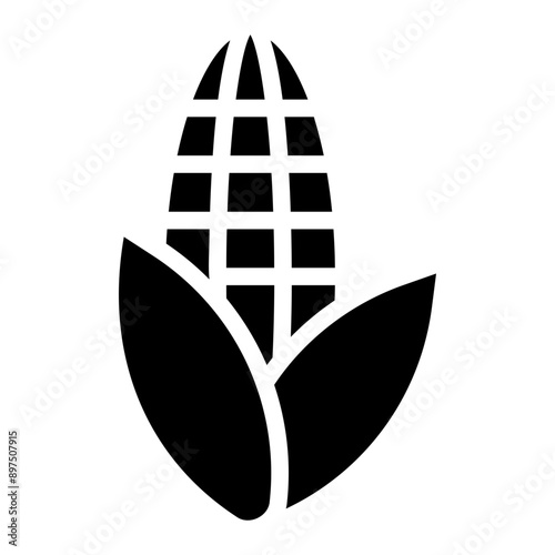 corn glyph icon