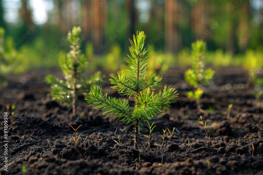 young pine trees. ecology and environment conservation young pine trees. ecology and environment conservation