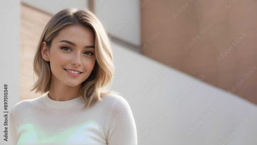 Beautiful female young model with perfect natural skin. Natural beauty, cosmetics, skin care concept Beautiful female young model with perfect natural skin. Natural beauty, cosmetics, skin care concept