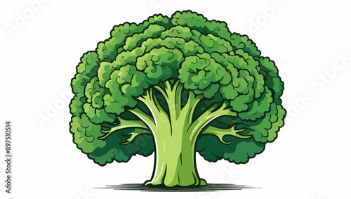 Vector Illustration of Broccoli