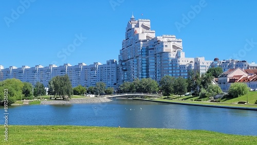 City of Minsk, architecture of the city of Minsk, Belarus.
