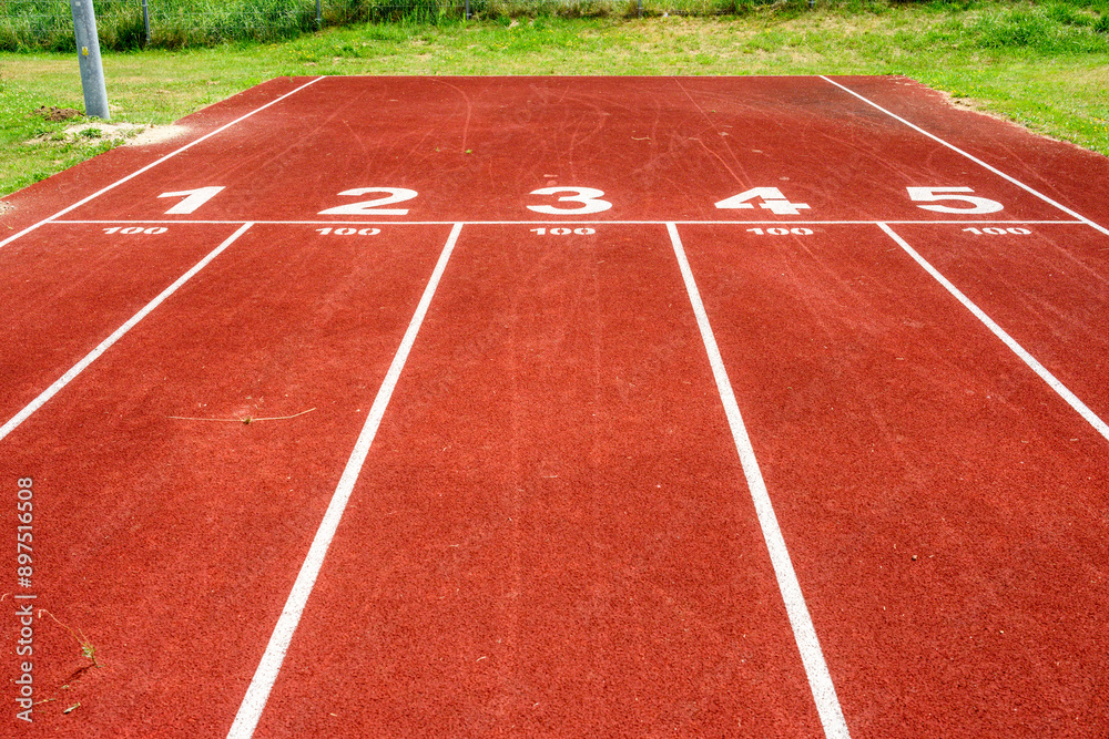 Fototapeta premium Tory do biegów lekkoatletycznych