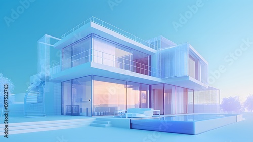 Modern Minimalist House with Swimming Pool