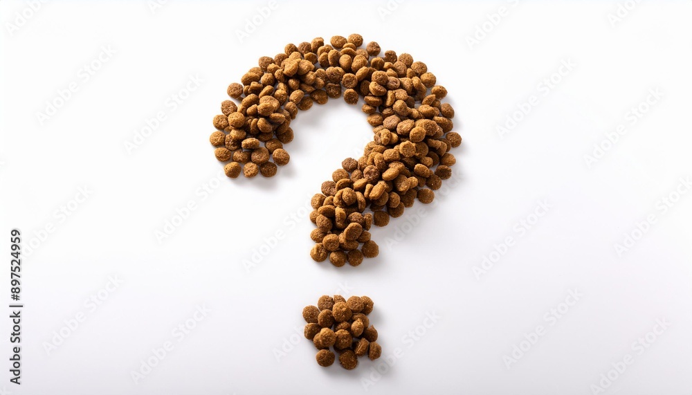 ドッグフードで書いた?の文字(The letters ? written in dog food.)
ドッグフードで書いた?の文字(The letters ? written in dog food.)
