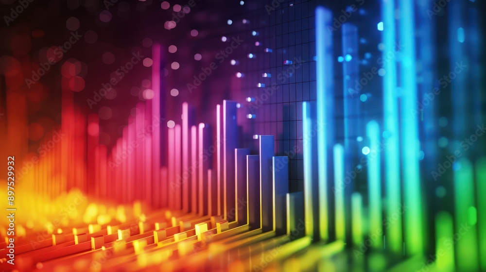 a?'imagine: Bar graph illustrating a dramatic spike in stock values, highlighting a sudden surge in market performance, with vibrant colors and sharp contrasts. a?'imagine: Bar graph illustrating a dramatic spike in stock values, highlighting a sudden surge in market performance, with vibrant colors and sharp contrasts.