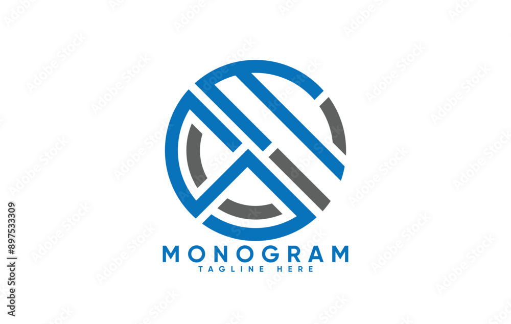 ST letter creative monogram vector logo design. ST letter creative monogram vector logo design.