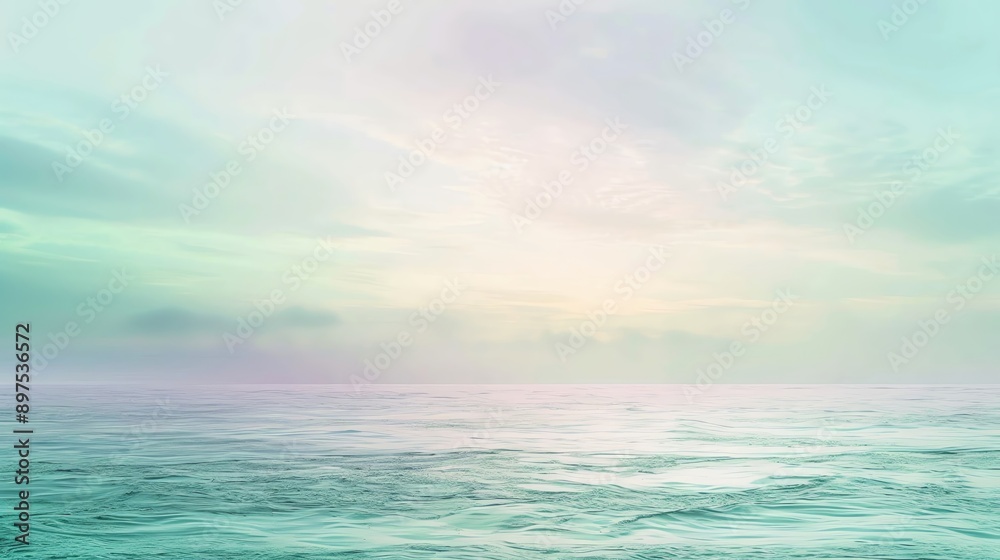A serene ocean view with pastel colors reflecting on the calm water under a gentle sky, creating a peaceful atmosphere. A serene ocean view with pastel colors reflecting on the calm water under a gentle sky, creating a peaceful atmosphere.