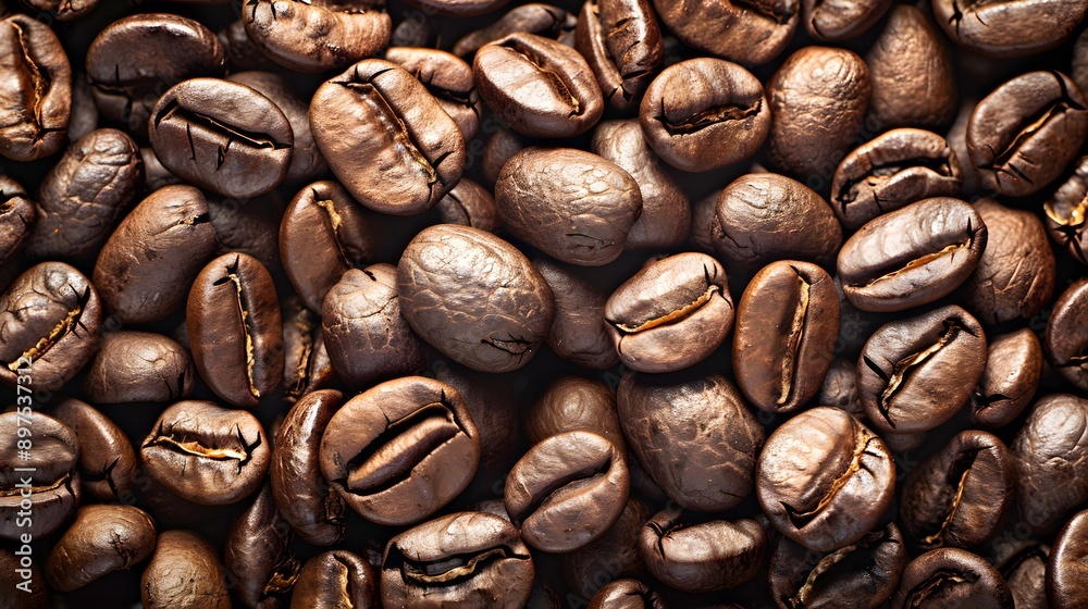 Fototapeta premium This is a coffee beans background