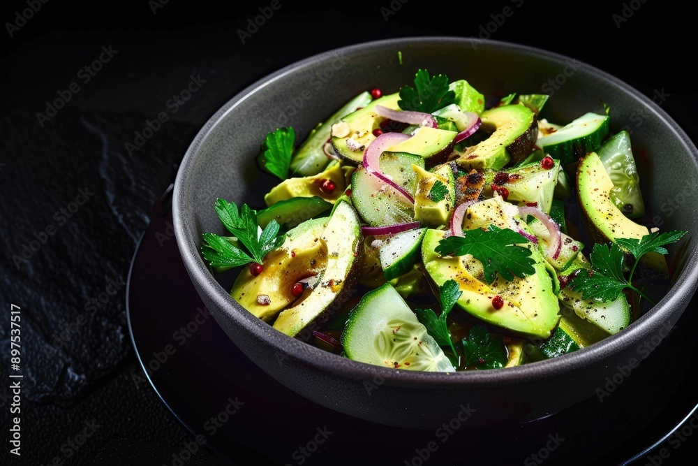 Fresh Herbs and Lemon Pepper Elevate this Avocado Salad Recipe