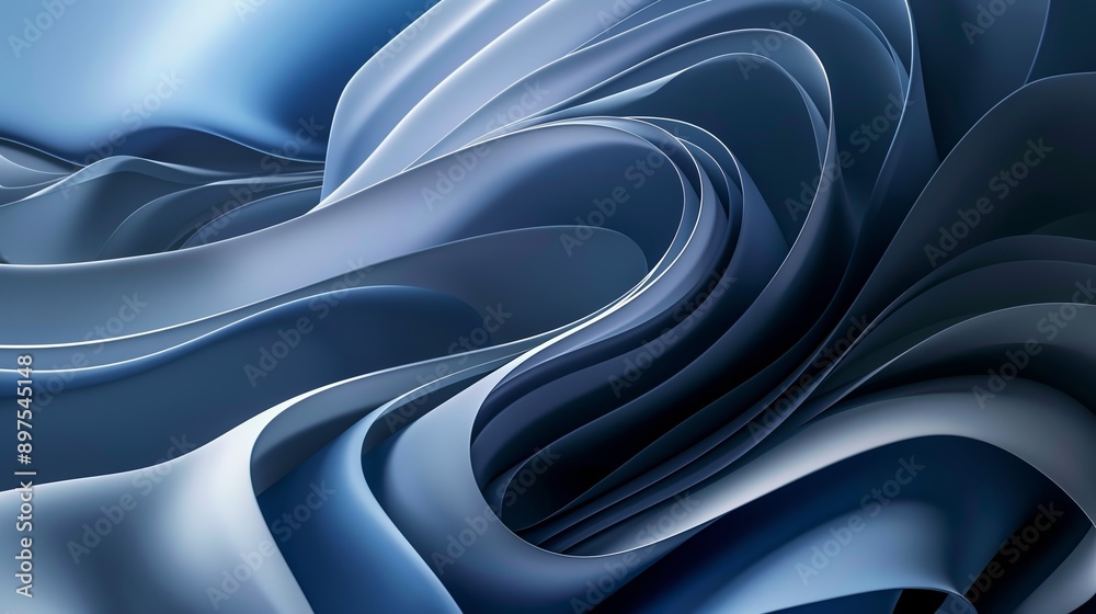 Fototapeta premium Elegant and stylish abstract blue waves background perfect for use as a background design