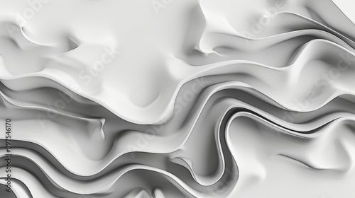 Abstract background with wavy plastic background. Dynamic backdrop for graphic design.