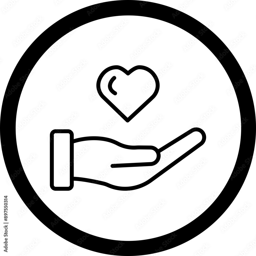 Give Love Icon Design Give Love Icon Design