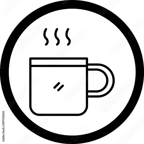 Hot Coffee Icon Design
