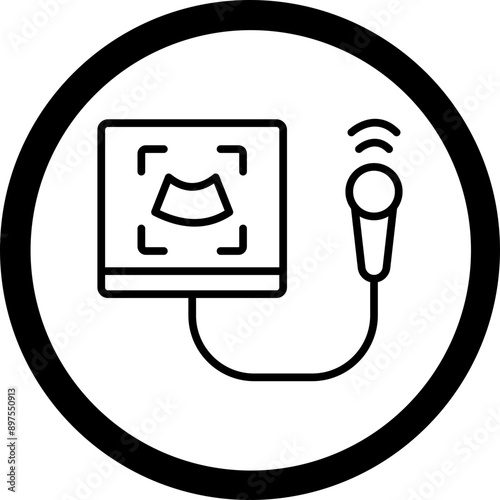Ultrasonography Icon Design