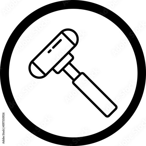 Reflex Hammer Icon Design