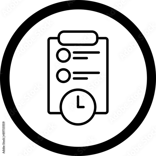 Deadline Icon Design