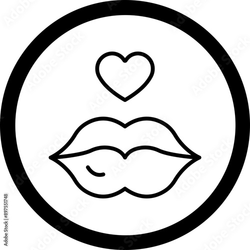 Lips Icon Design