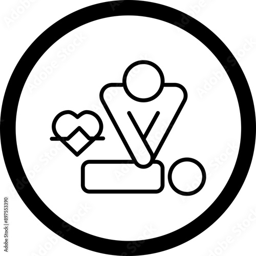 Cpr Vector Icon Design