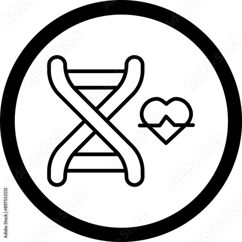 Genetics Vector Icon Design
