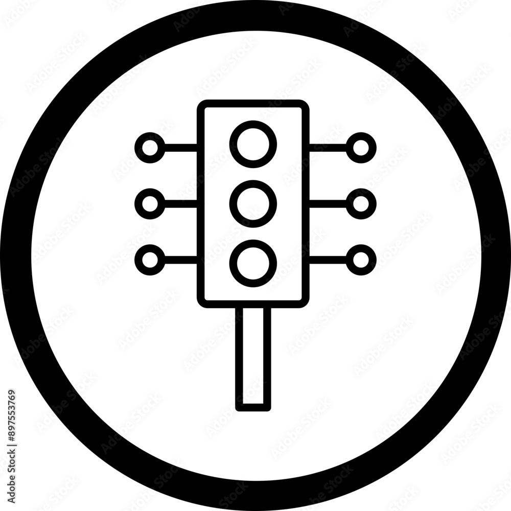 Traffic Lights Vector Icon Design Traffic Lights Vector Icon Design