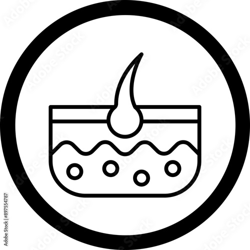 Hair Vector Icon Design