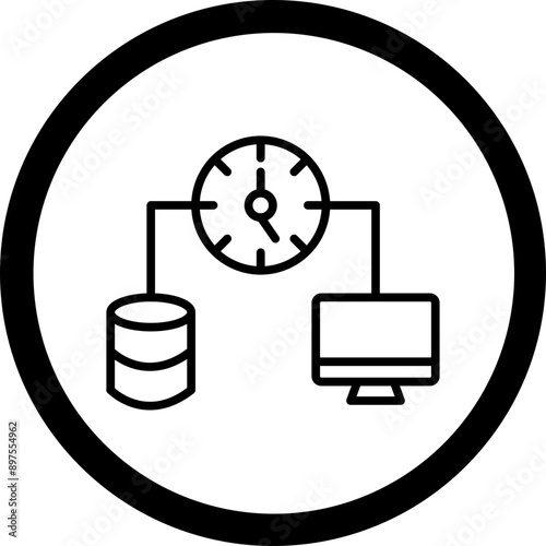 Latency Vector Icon Design