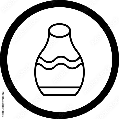 Pottery Vector Icon Design