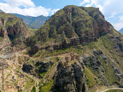 Enguzek kapi castle in high mountain in Uzundere, Erzurum, Turkey, Turkey Travel photo