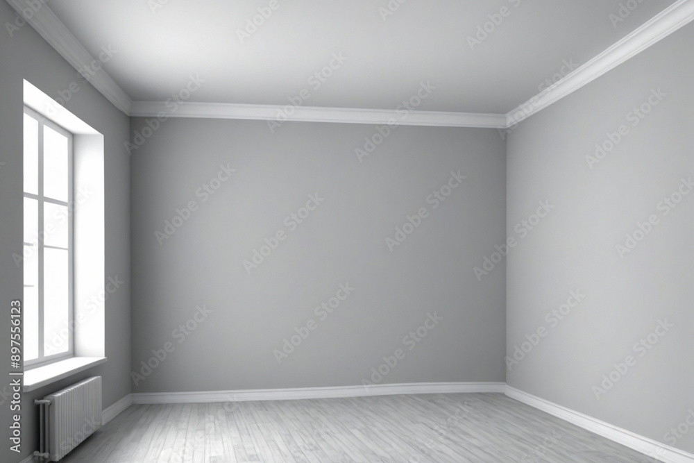Fototapeta premium empty room 