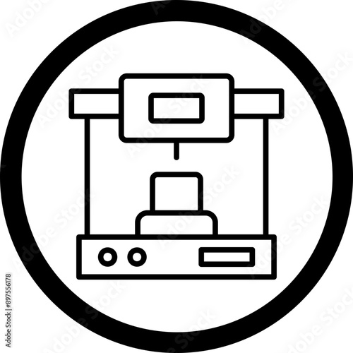 3d Printer Icon Design