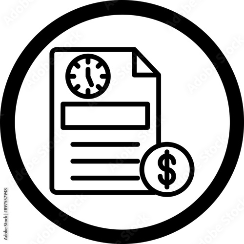 Deadline Icon Design