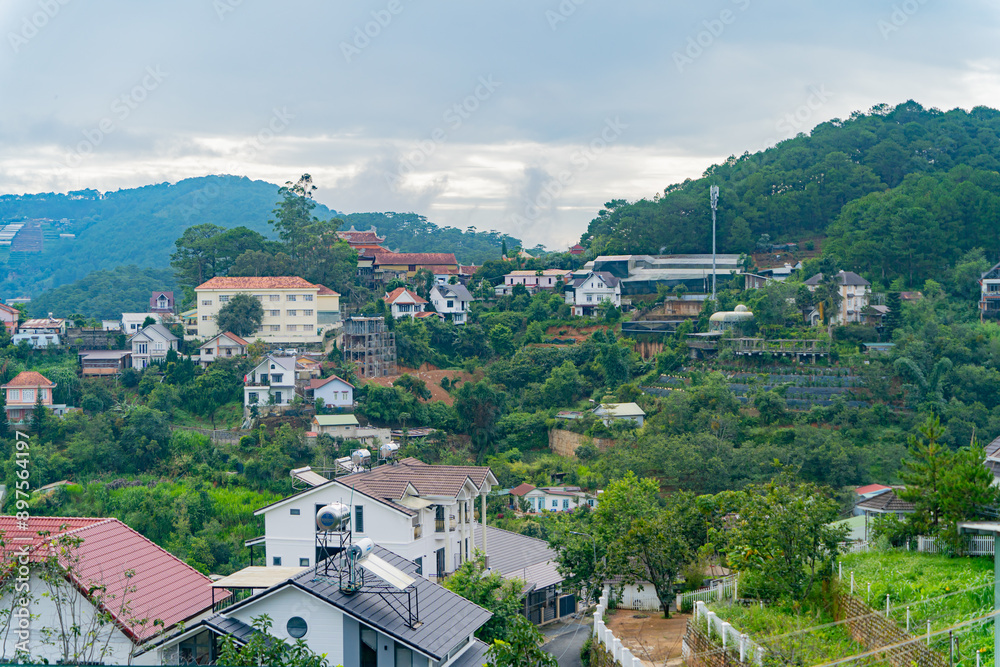 The city of Dalat.
A high-altitude city in Vietnam, founded by the French, in colonial times. The city of Dalat.
A high-altitude city in Vietnam, founded by the French, in colonial times.