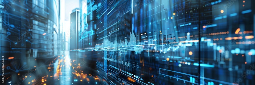 A digital cityscape with glowing blue lines, data streams, and abstract shapes. The image symbolizes technology, connectivity, innovation, and the future of urban life. A digital cityscape with glowing blue lines, data streams, and abstract shapes. The image symbolizes technology, connectivity, innovation, and the future of urban life.
