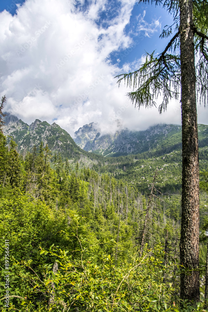 Mountains in High Tatras National Park, Slovakia Mountains in High Tatras National Park, Slovakia