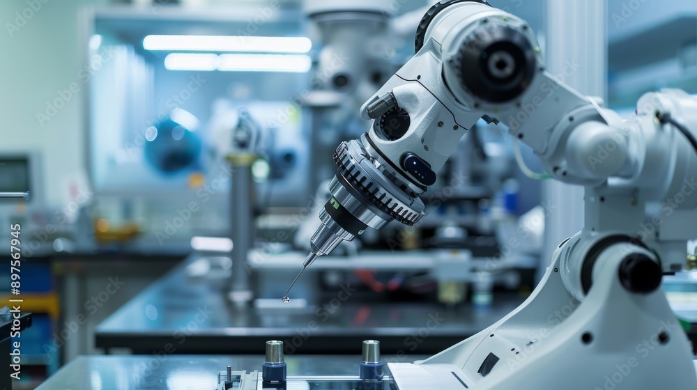 Advanced medical robot performing surgery with precision Advanced medical robot performing surgery with precision