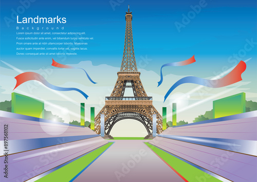 eiffel tower landmarks france olympic