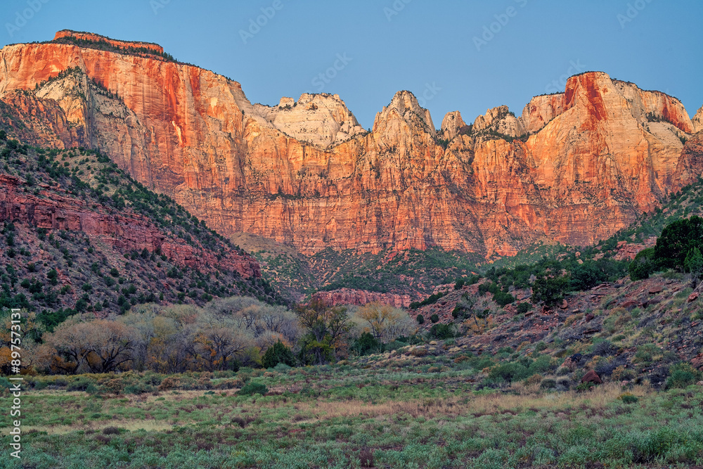 Naklejka premium Zion National Park, late autumn