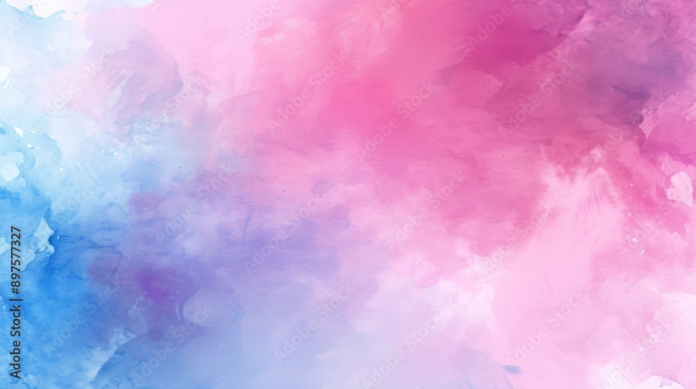 A watercolor paint background in shades of pink, purple, and blue, with smooth transitions and organic brush strokes A watercolor paint background in shades of pink, purple, and blue, with smooth transitions and organic brush strokes