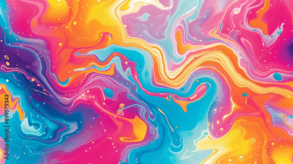 A vibrant marble effect background with a mix of bright colors A vibrant marble effect background with a mix of bright colors