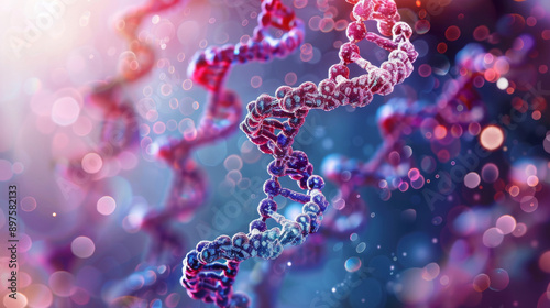 Illustrate the use of DNA in biotechnology, such as genetically modified organisms (GMOs), synthetic biology, and bioengineering innovations.  © Mmmdrza